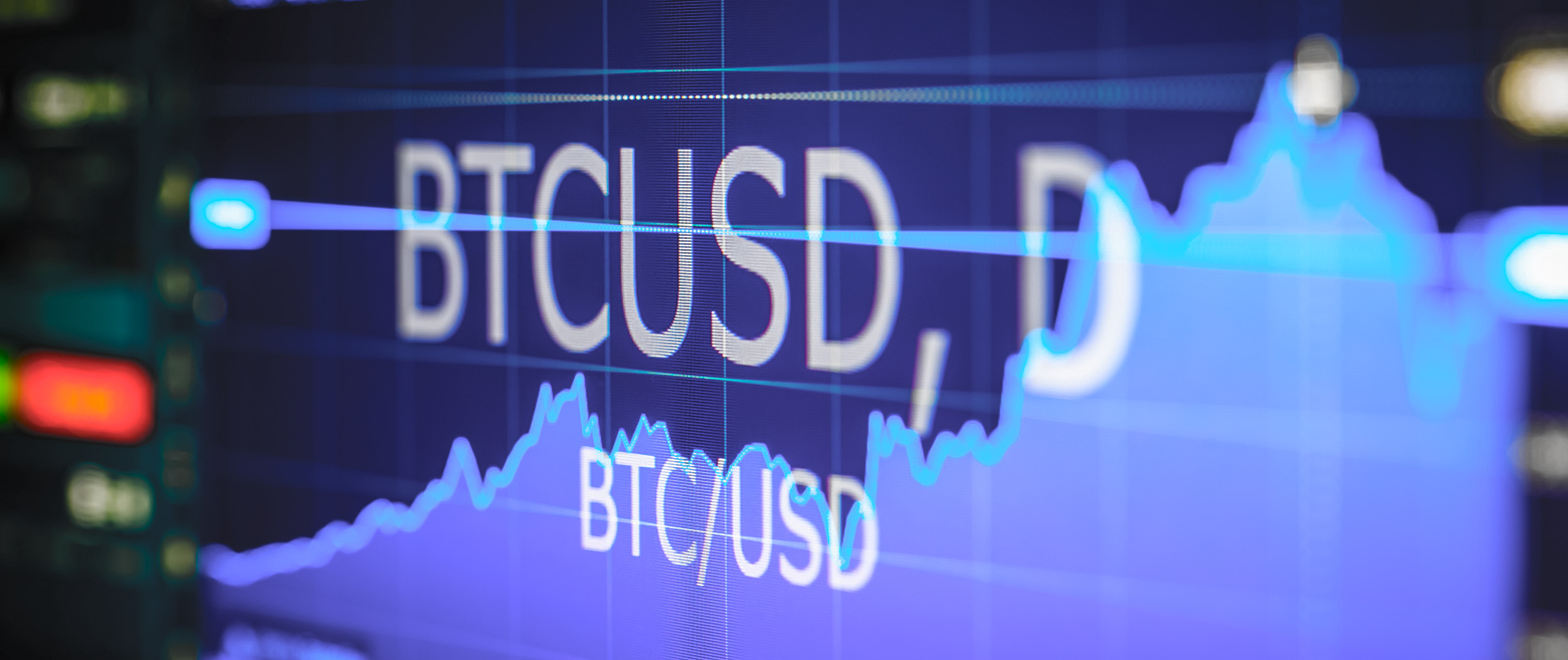 Bitcoin cryptocurrency BTCUSD value