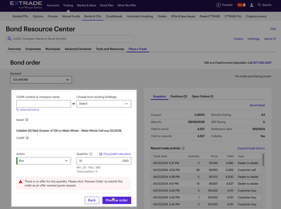 Snapshot of integrated data